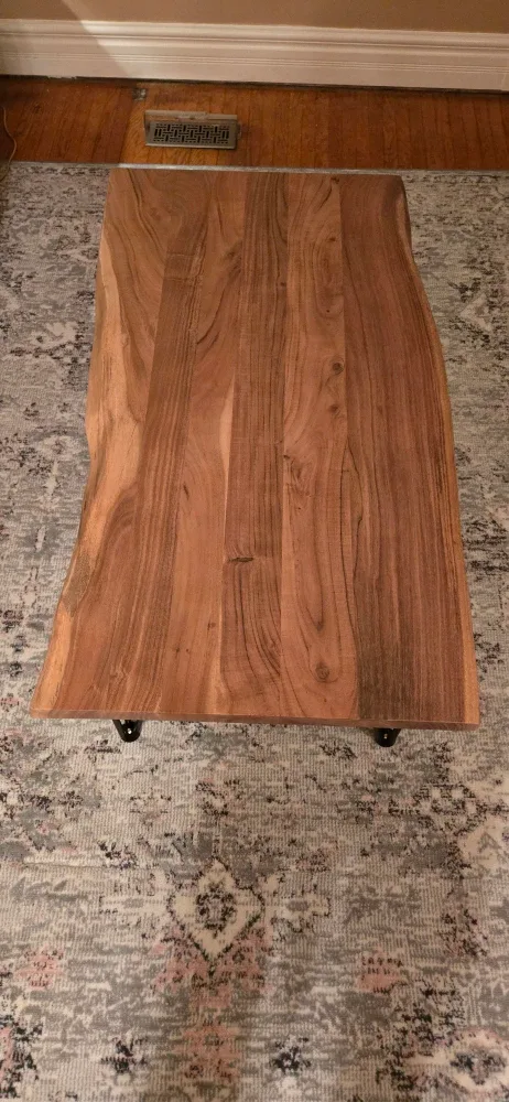 Acacia Live Edge Wood Coffee Table image indicator(2)