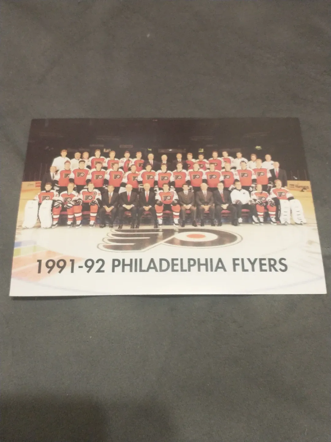 1990-91, 1991-92, 1992-92 NHL Philadelphia Flyers team postcards image indicator(4)