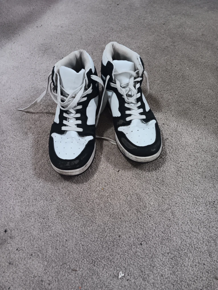 Black & White High Top Sneakers