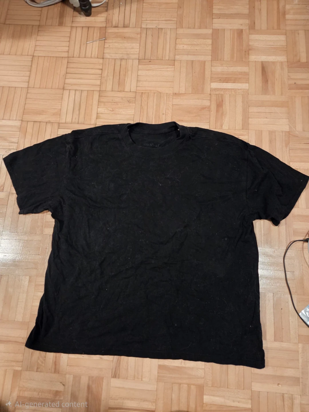 Essentials Black T-Shirt