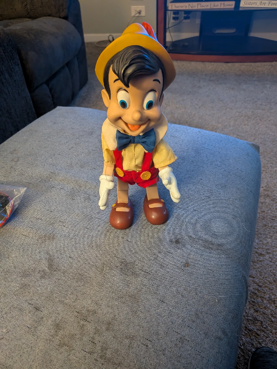 plastic movable Pinocchio