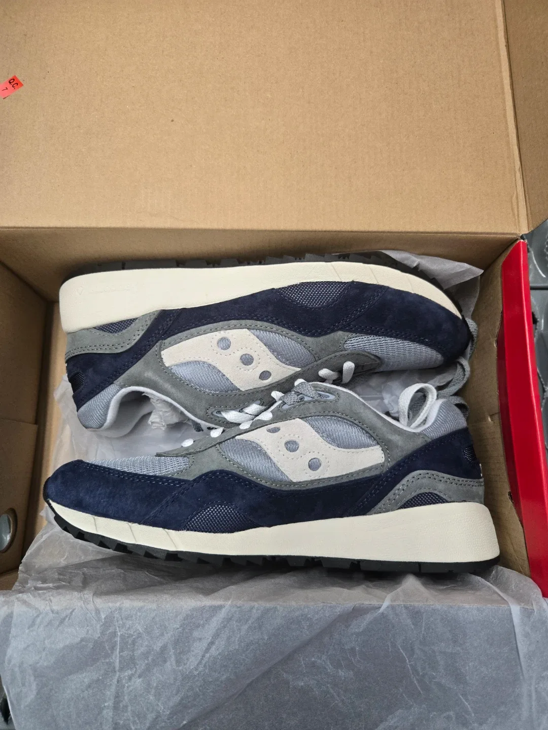 Saucony Shadow 5000 Shoes - Gray/Navy image indicator(2)