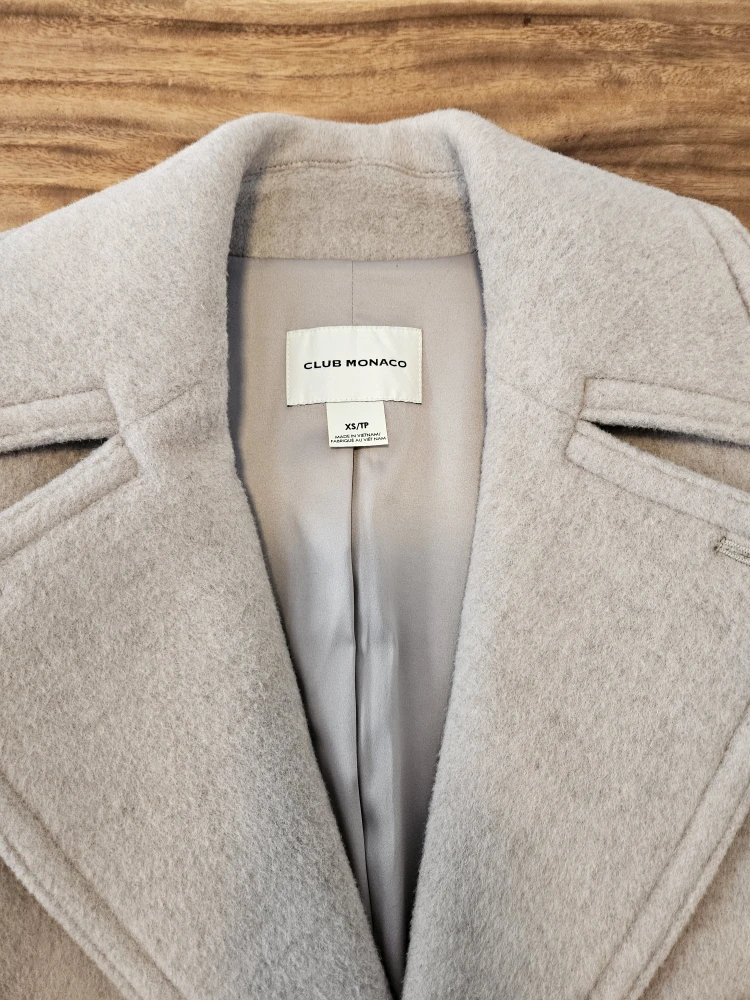 Club Monaco Daylina Wool Blend Coat - Size XS - photo 5