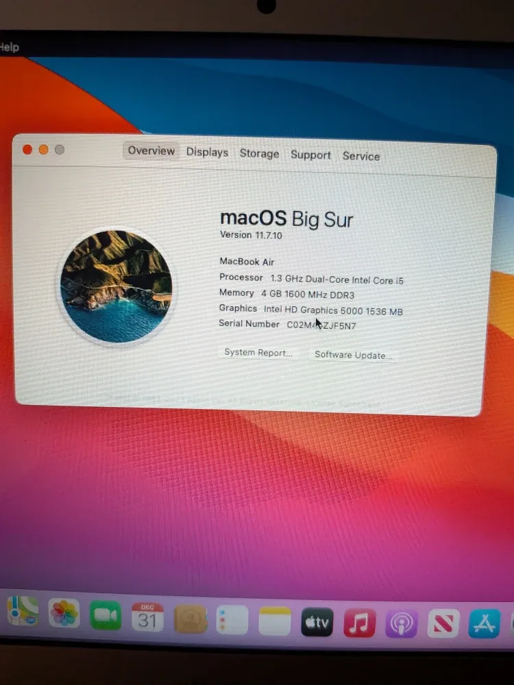 11 inch MacBook Air (2013, 128GB) image indicator(3)