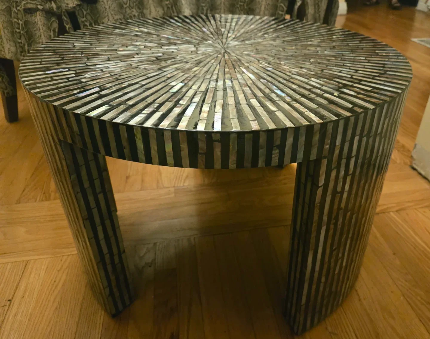 Stunning Mosaic Inlay Table