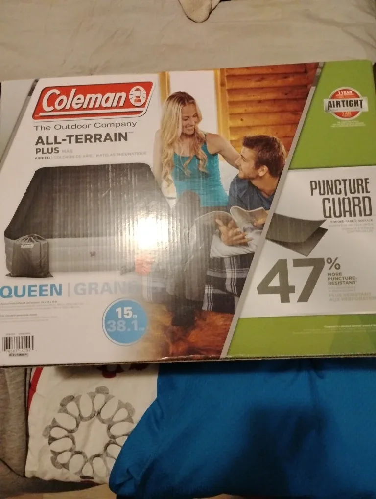 Coleman All-Terrain Queen Airbed - New in Box!