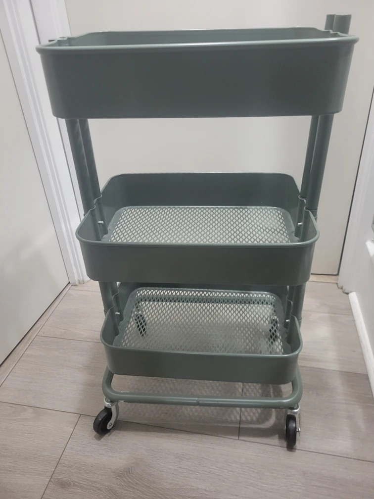IKEA RÅSHULT Utility Cart - Grey-Green - photo 2