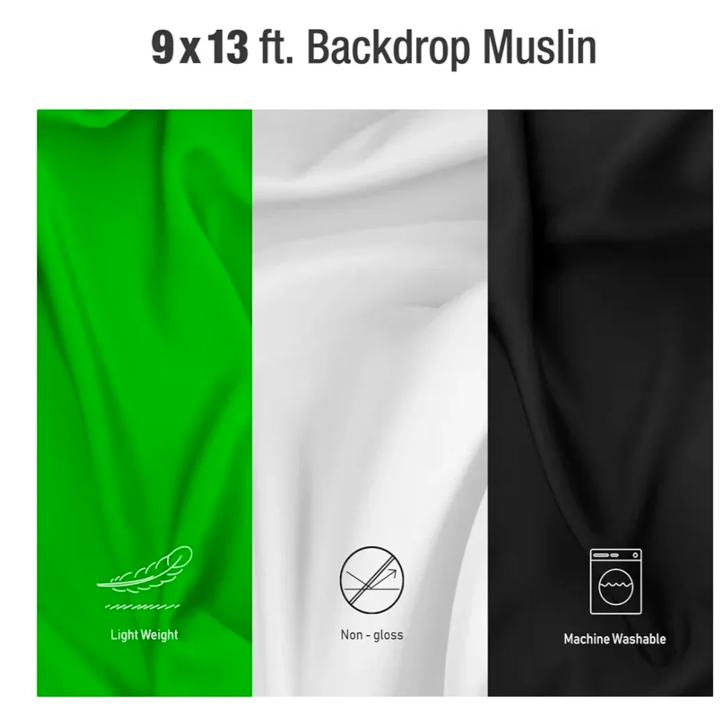 Julius Studio 9 x 13 ft Chromakey Backdrop image indicator(2)