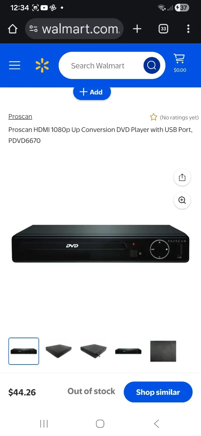🥕 NEW Proscan PDVD6670 HDMI DVD Player w/ USB  Port 🥕 image indicator(8)