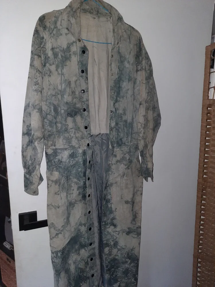 Vintage Suede Duster Coat