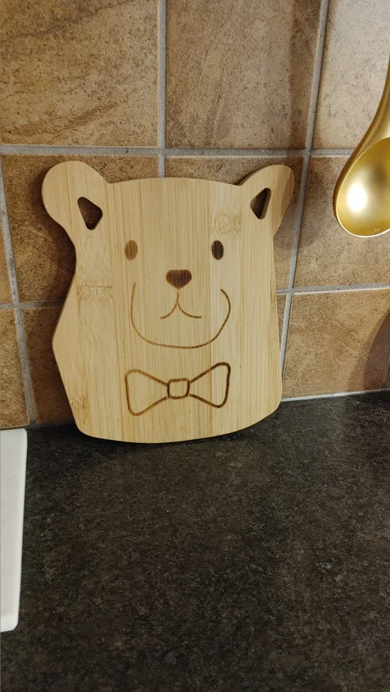 Cute Bear Bamboo Cutting Board