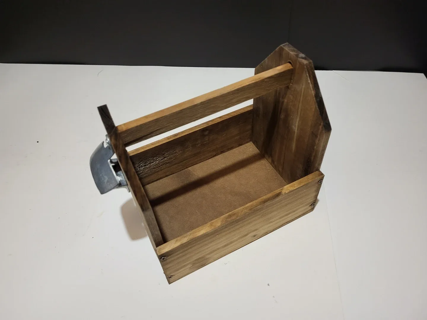 Wooden Bottle Caddy with Bottle Opener image indicator(2)