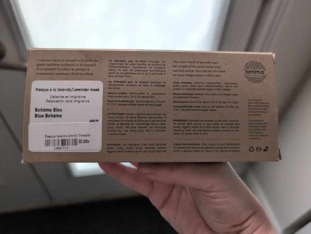 Amma Therapeutic Lavender Mask - Blue Boheme image indicator(2)