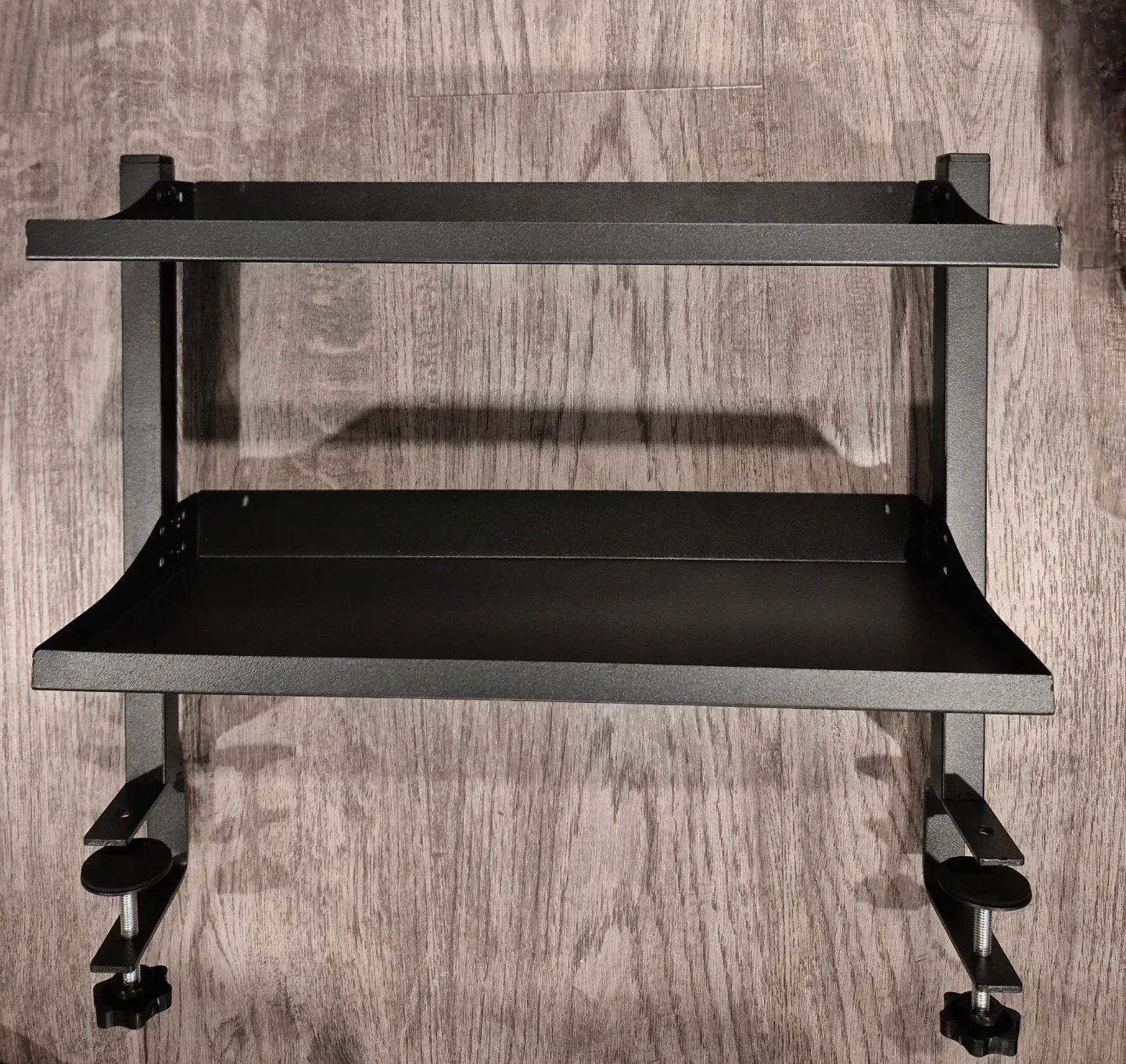 16" Clamp-On Adjustable Desk Shelf - 2-Tier image indicator(4)