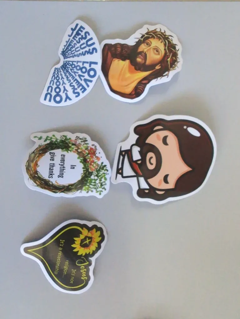 Jesus stickers
