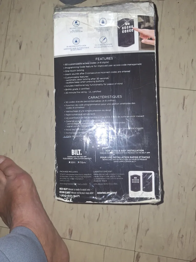 Weiser Smartcode Keypad Electronic Deadbolt - Matte Black image indicator(2)