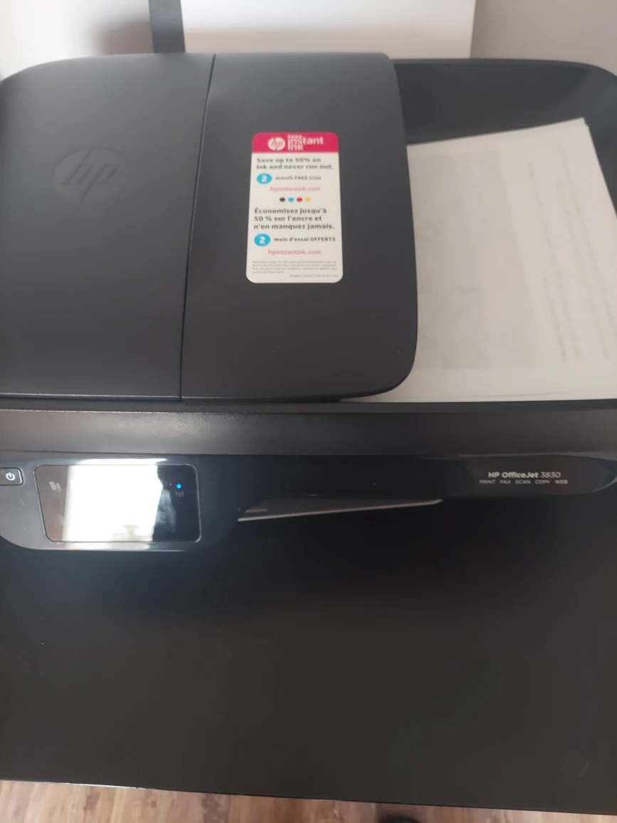 HP OfficeJet 3830 Printer - Print, Scan, Copy - photo 4