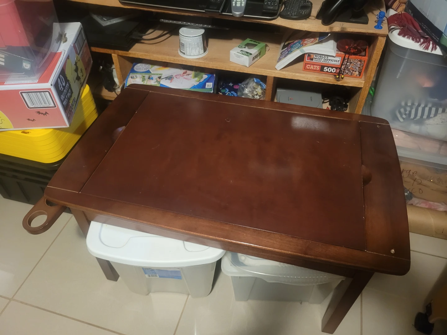 Wooden Lego Activity Table - photo 2
