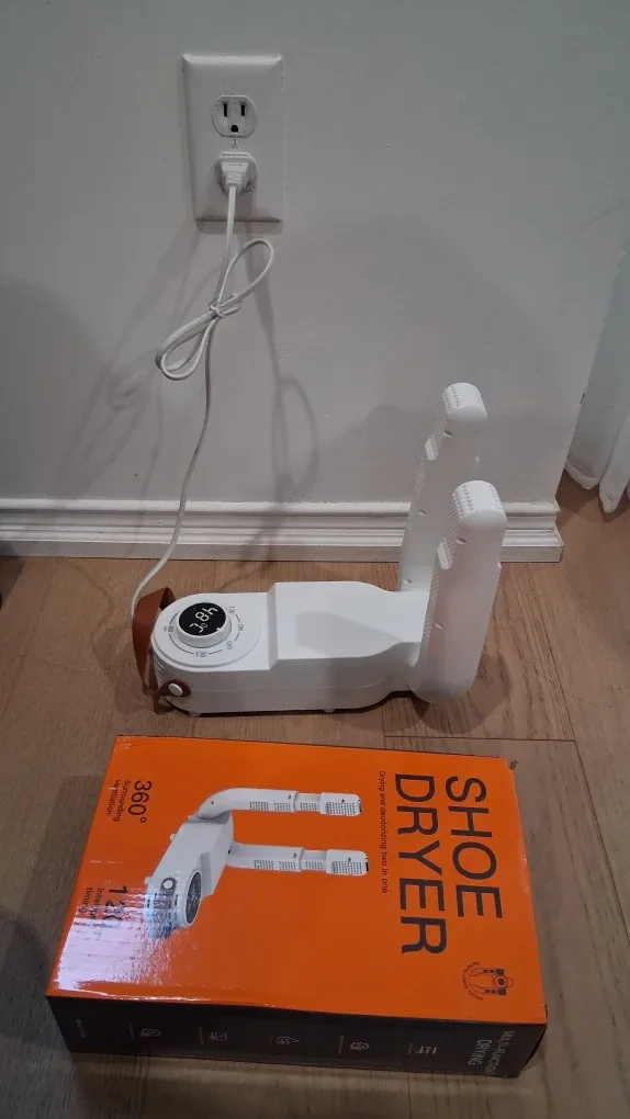 Portable Shoe Dryer with Timer Function image indicator(9)