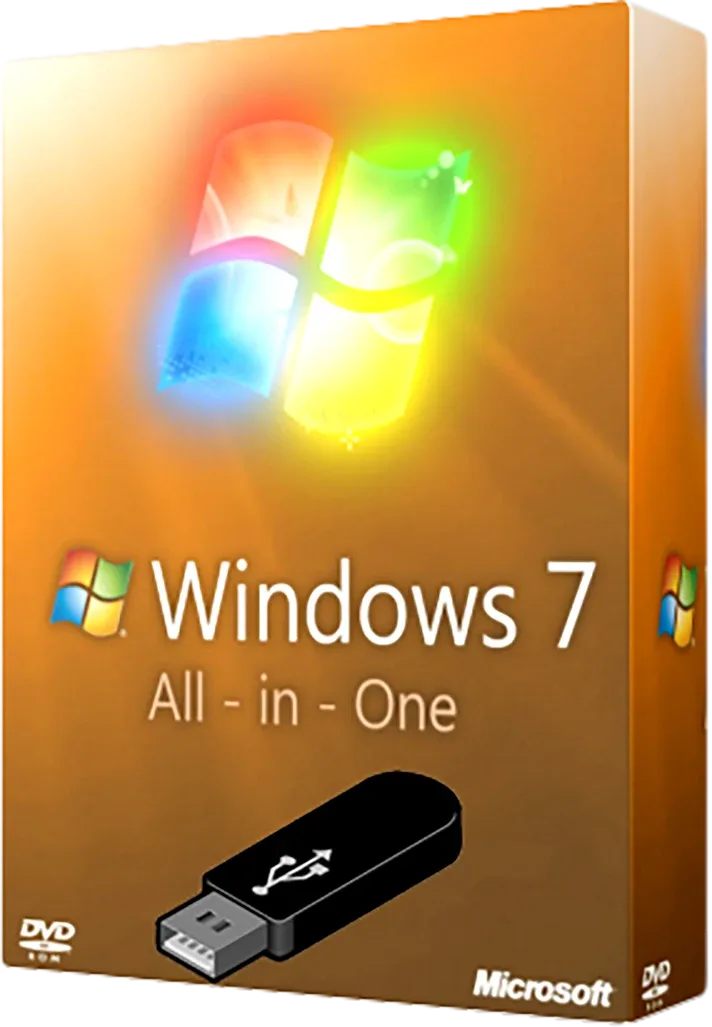 Windows 7 All in One (x64) Multilingual (USB)