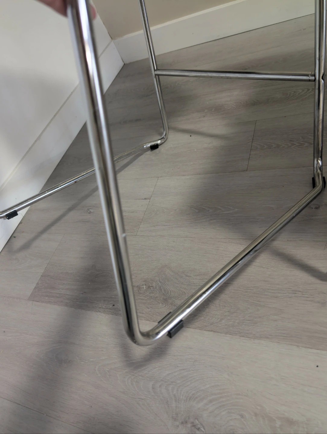 IKEA Glenn Bar Stool - White/Chrome - photo 5
