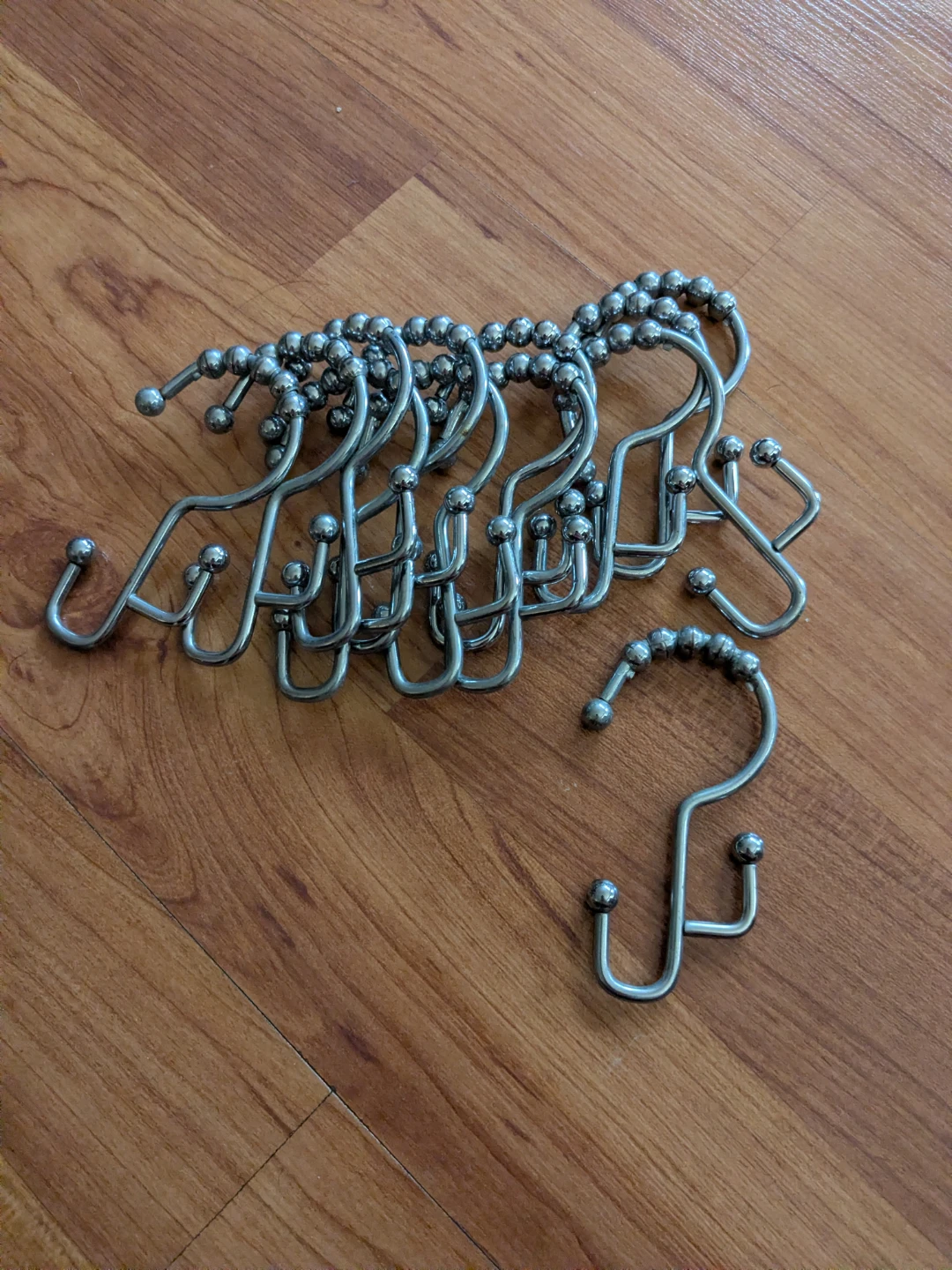 Shower Curtain Hooks - Set of 12