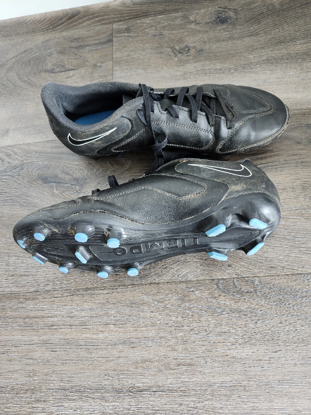 Nike Tiempo Soccer Cleats - Black - photo 2