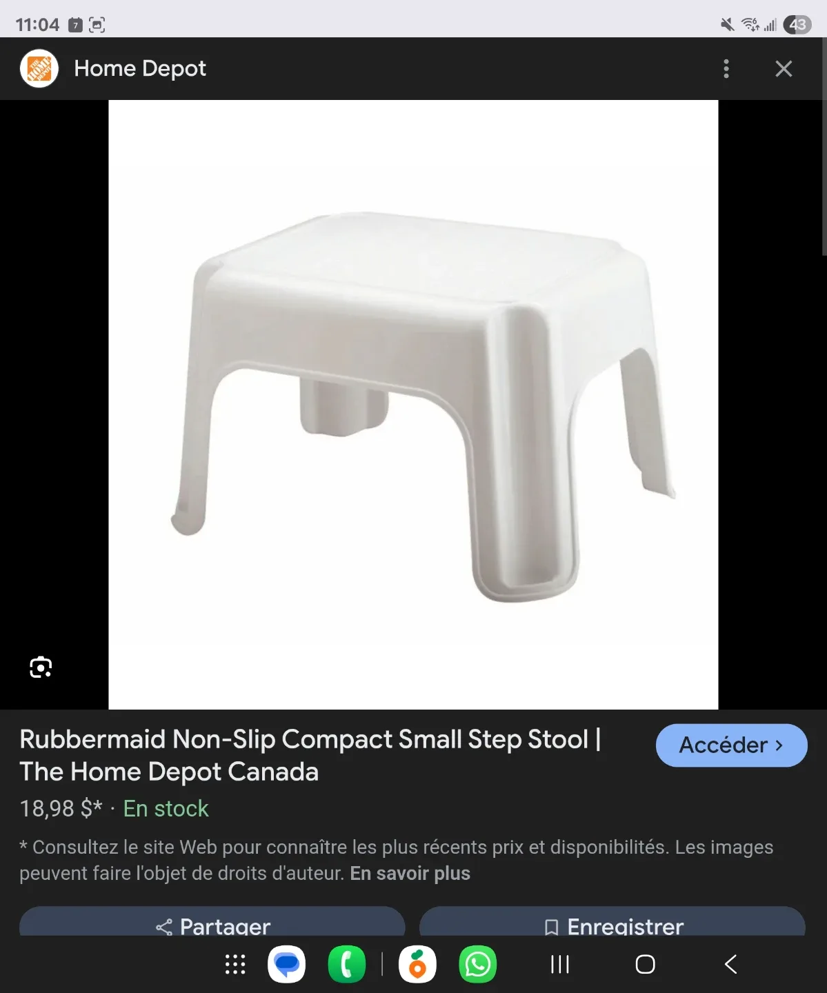 Rubbermaid Non-Slip step stool set of 2