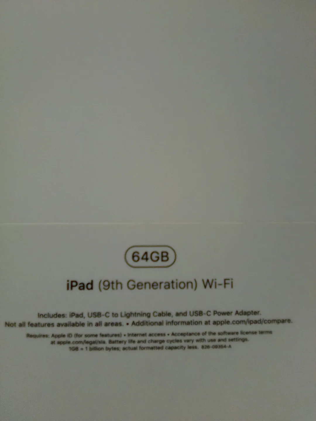 New iPad 9th Generation 64GB Wi-Fi Box Only image indicator(3)