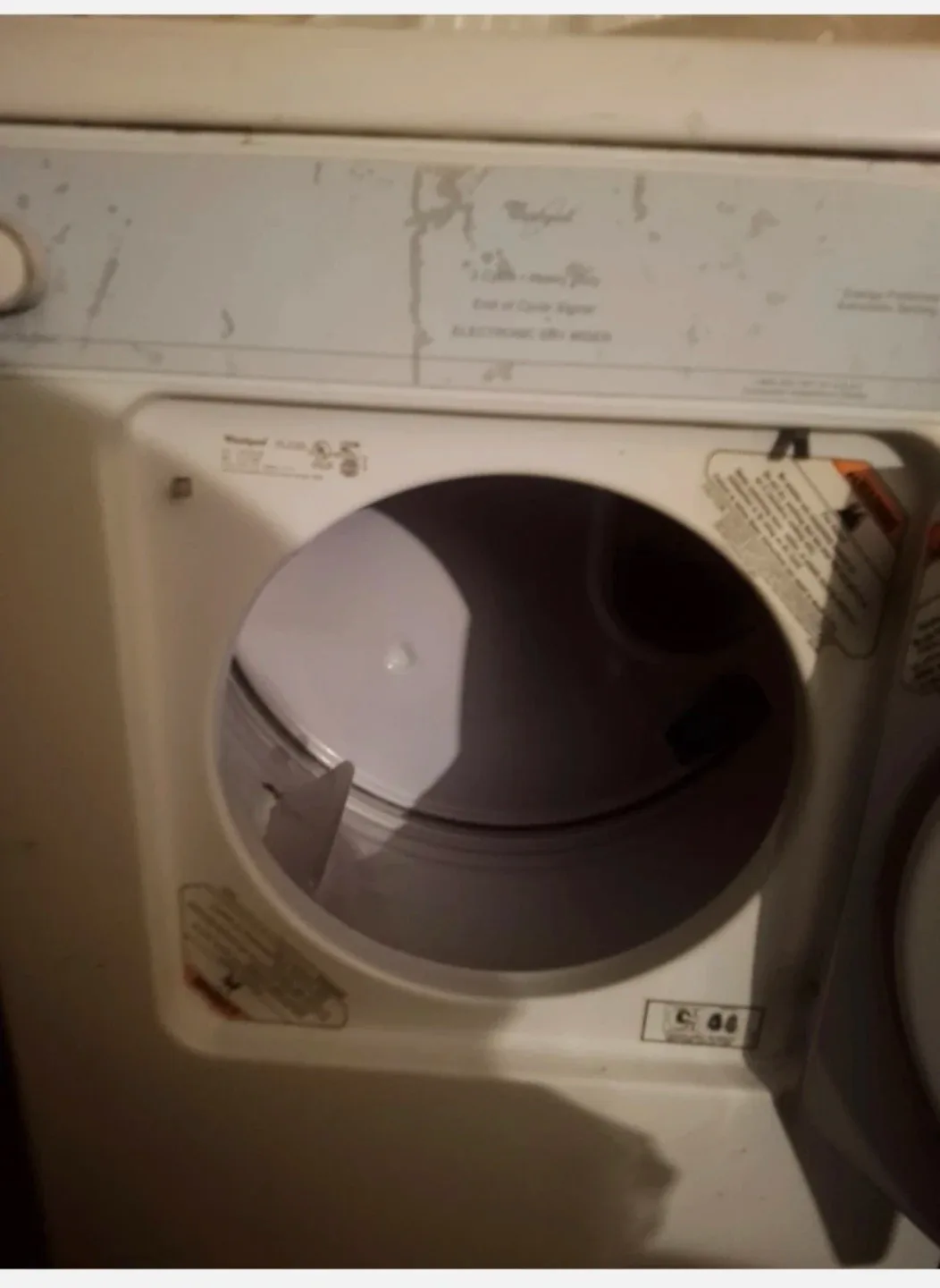 Whirlpool Electronic Dry Miser Dryer image indicator(3)