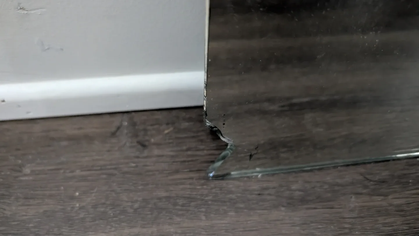 Damaged Wall Mirror 34  by 37 image indicator(2)