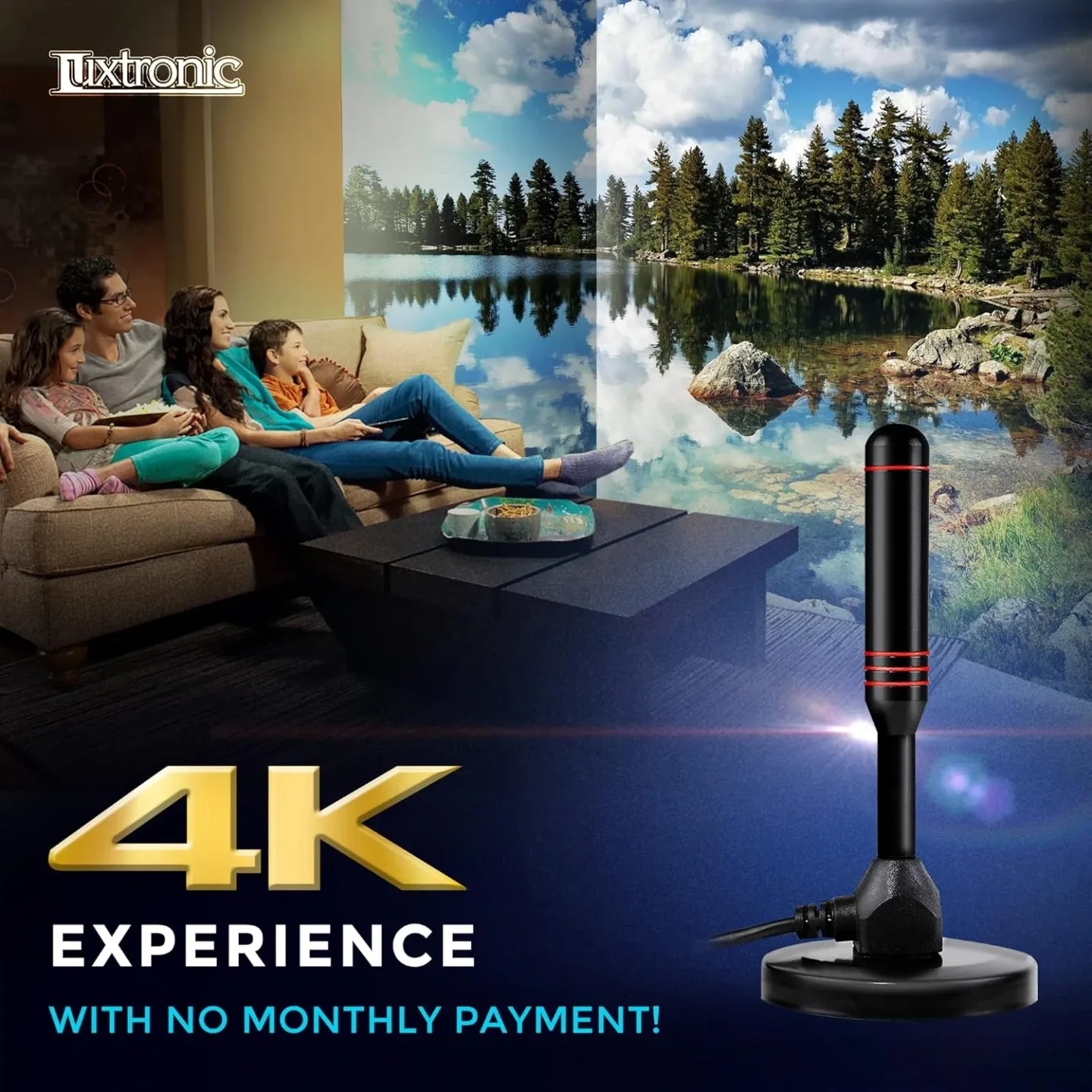 Digital HDTV Antenna - Includes Magnetic Base image indicator(8)