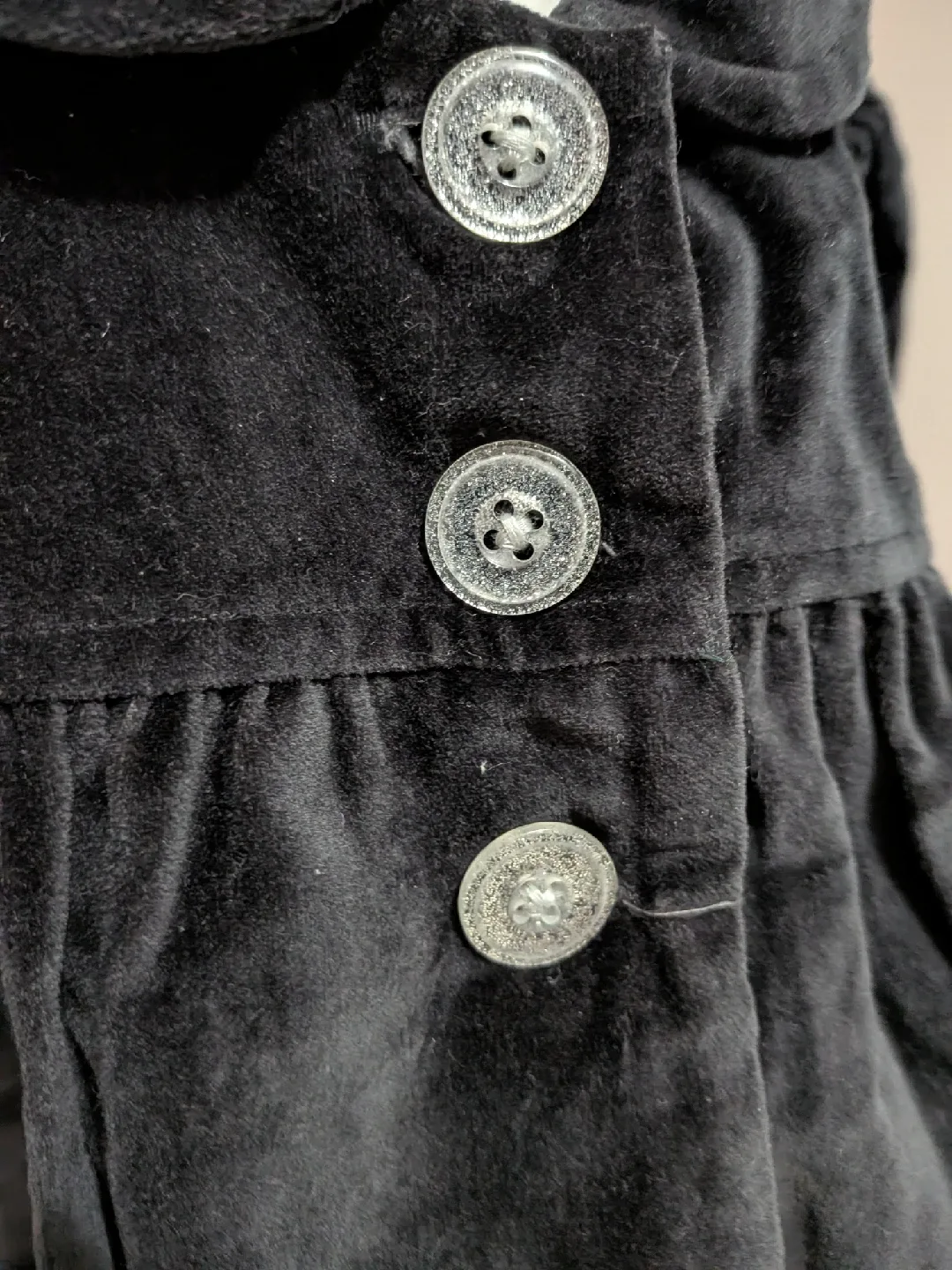 Carter's Black Velvet Girls' Jacket - Size 12 image indicator(7)