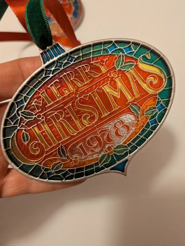Vintage 1978 Christmas Collectible Ornaments - Set of 2 image indicator(3)
