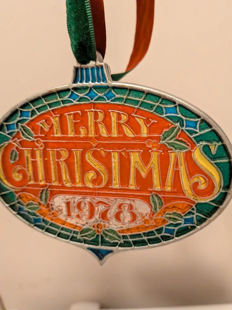 Vintage 1978 Christmas Collectible Ornaments - Set of 2 image indicator(6)