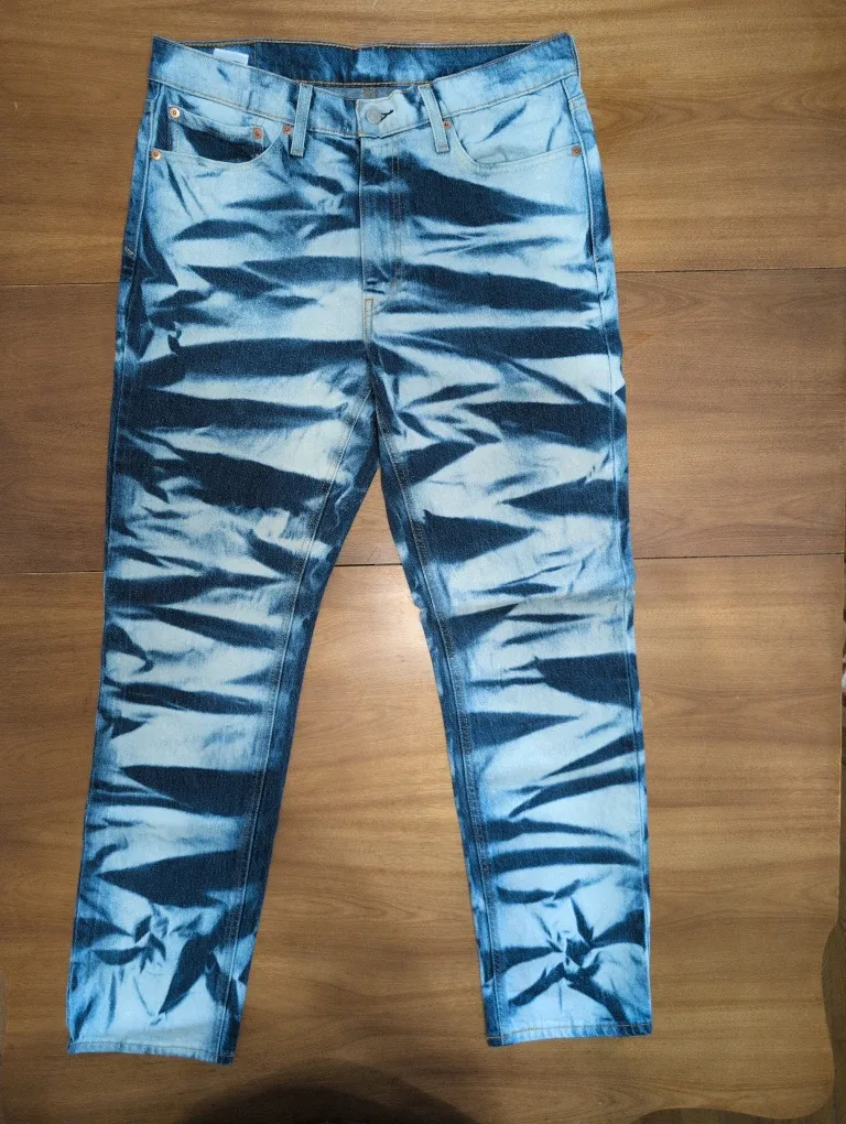 Levi's 541 Athletic fit Jeans, Blue & White acid wash, Size 34 image indicator(2)