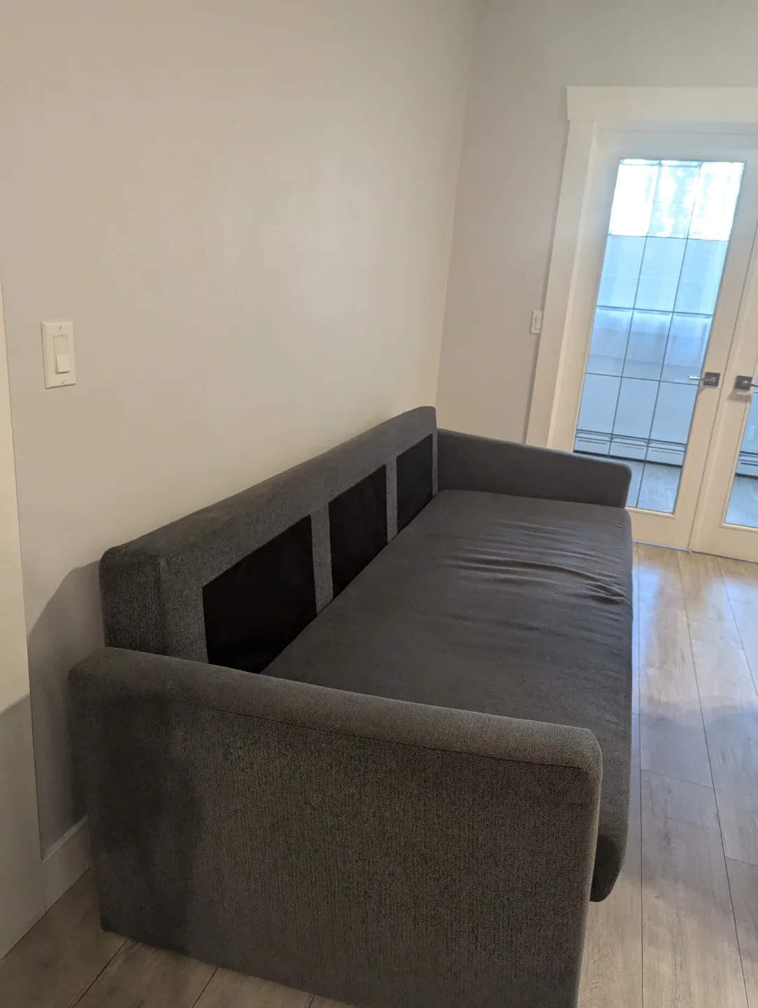 Grey Sleeper Sofa - Excellent Condition! image indicator(4)