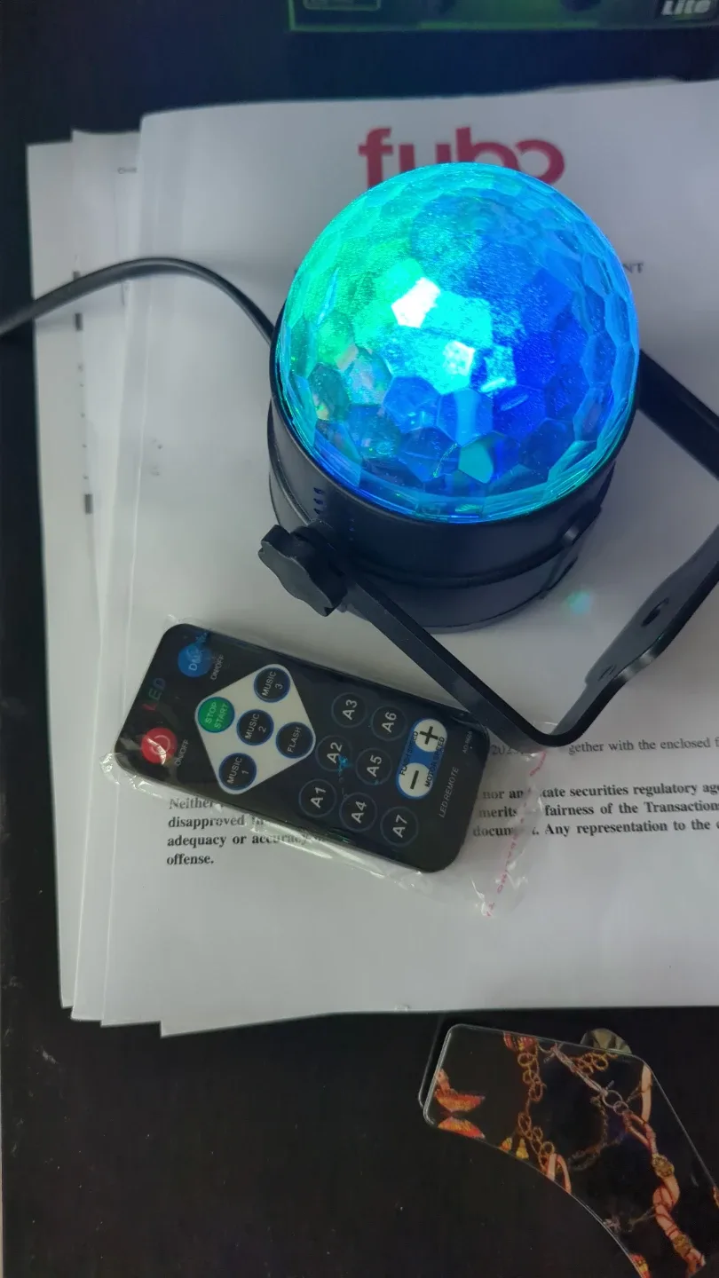 Disco light image indicator(6)