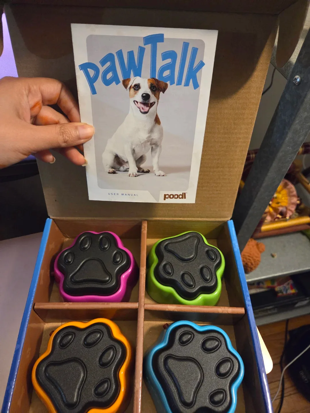Poodl PawTalk Recordable Buttons - Set of 4 image indicator(3)