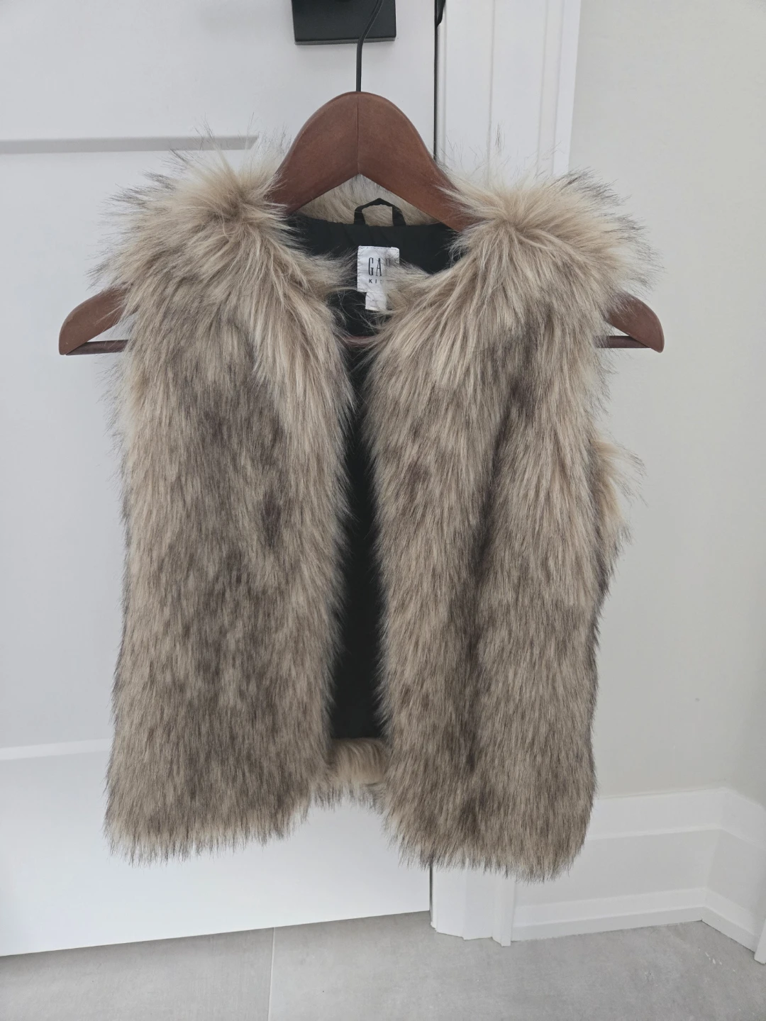 GAP Kids Faux Fur Vest - Size S