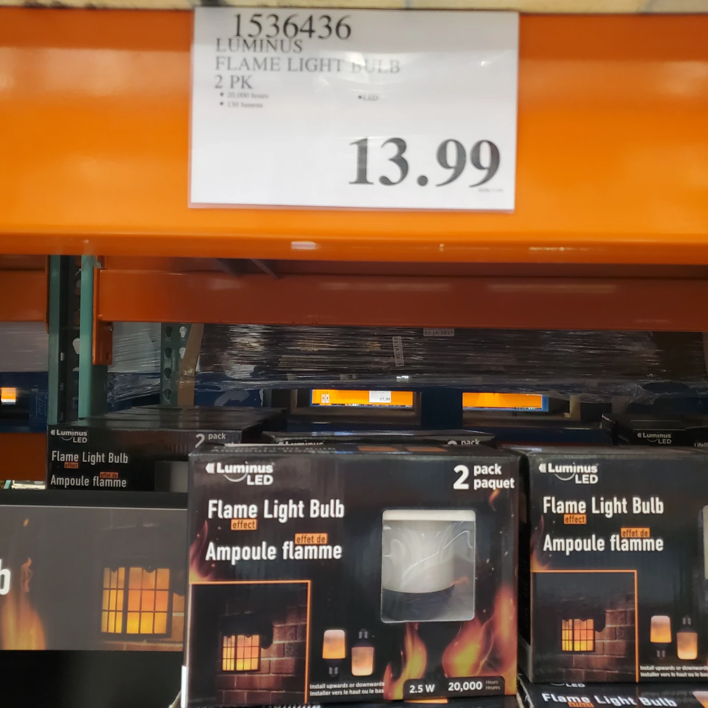 Luminus LED Flame Light Bulb 2-Pack - New - photo 2