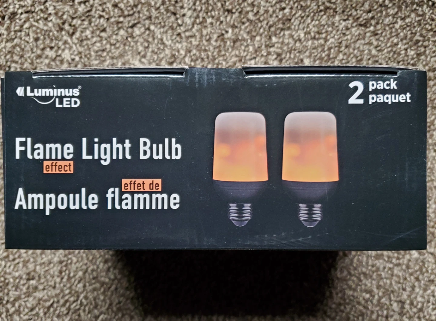 Luminus LED Flame Light Bulb 2-Pack - New - photo 3