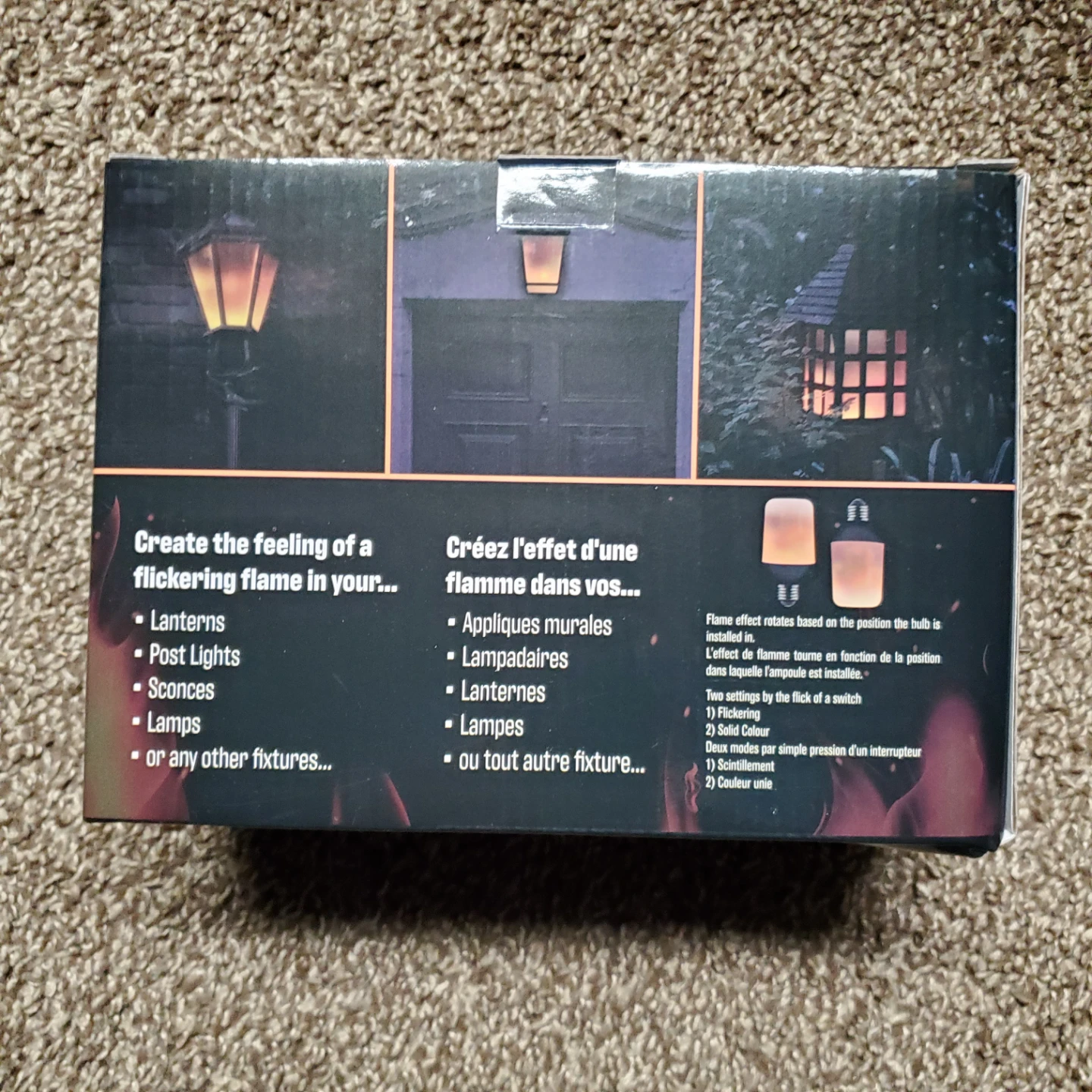 Luminus LED Flame Light Bulb 2-Pack - New - photo 5