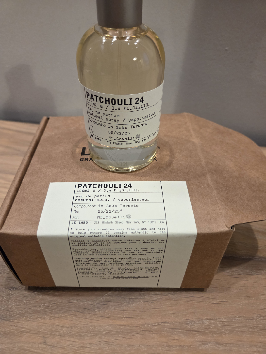 Le Labo Patchouli 24 - 100ml