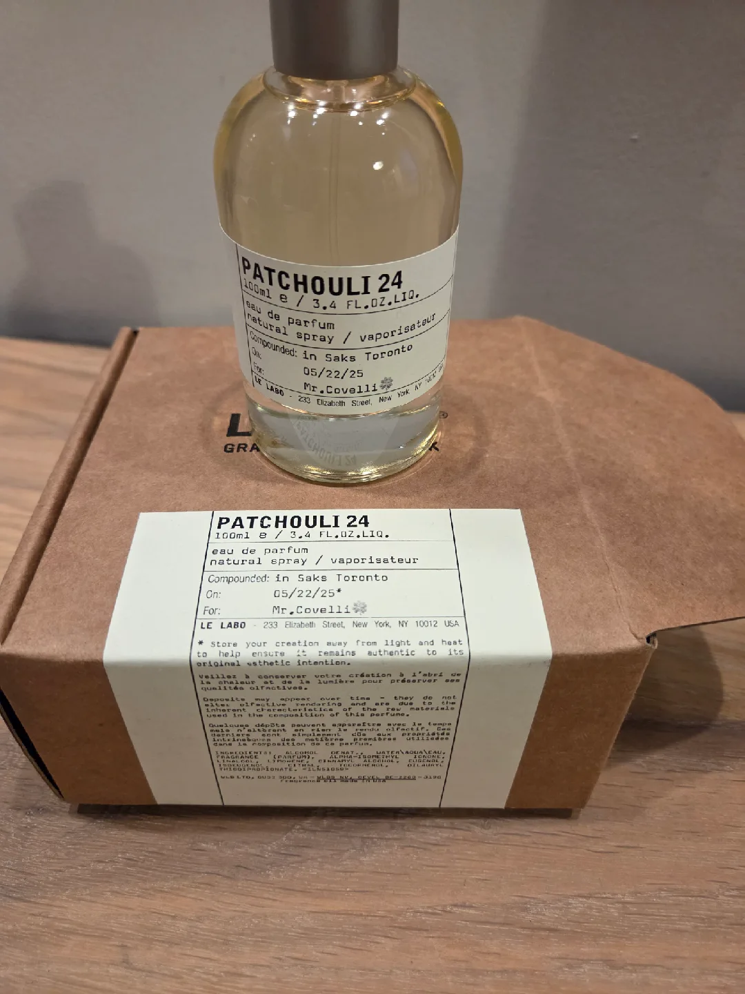 Le Labo Patchouli 24 - 100ml