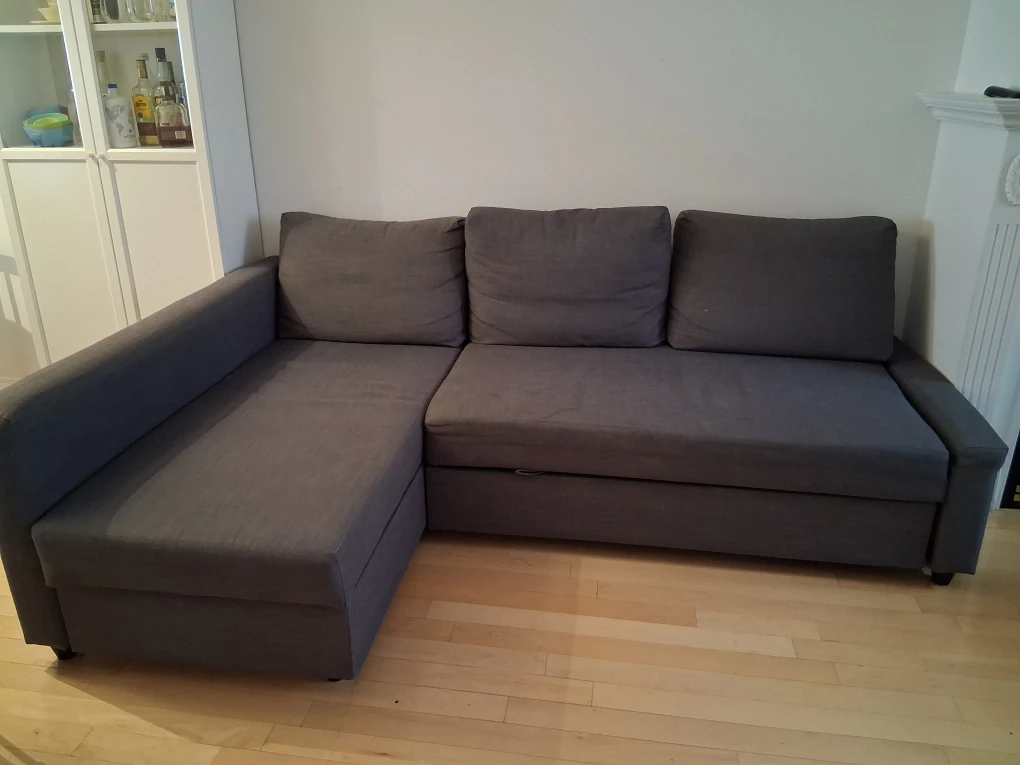 IKEA Friheten Sleeper Sectional Sofa - Grey - photo 2