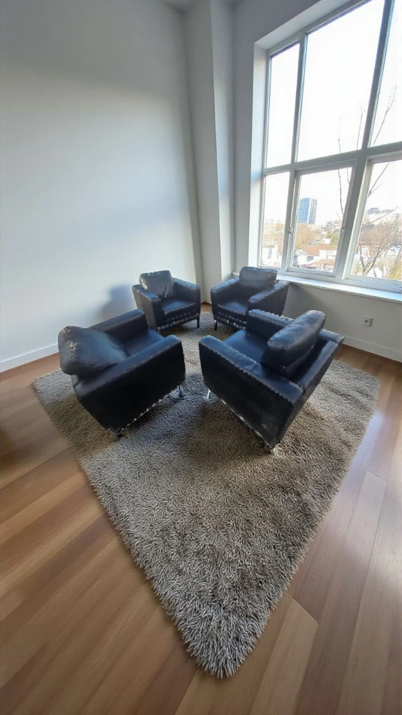 FREE DELIVERY!! 4 X Beautiful leather lounge chairs $280