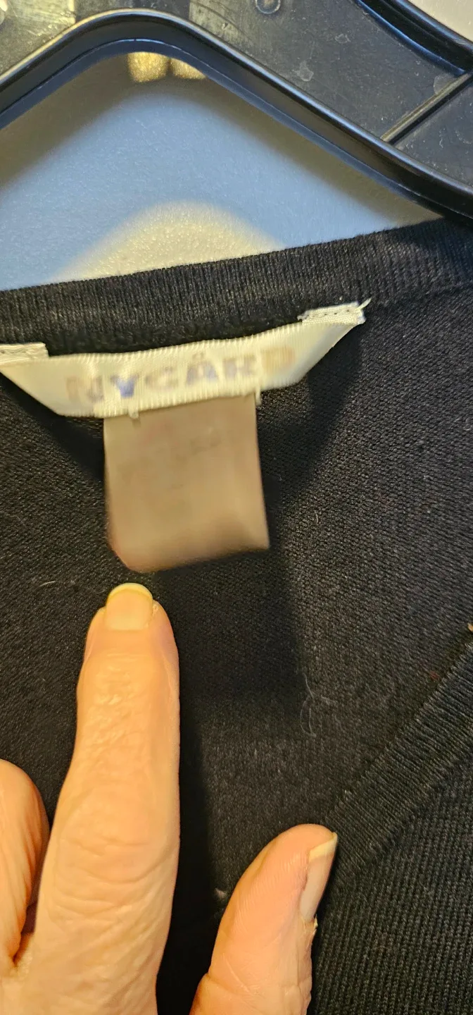 NY Collection Black Sweater Medium image indicator(2)