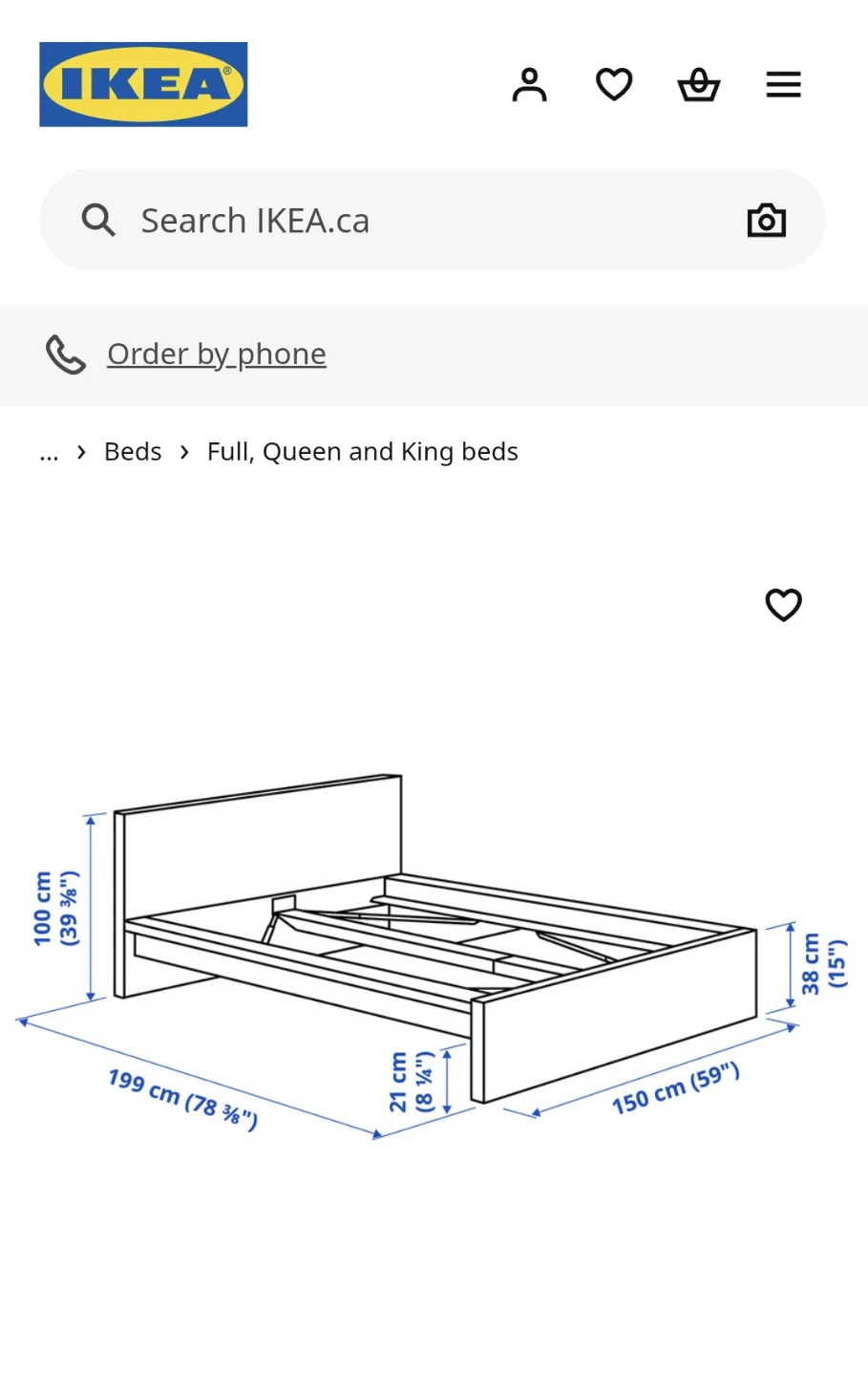 IKEA Malm White Full Bed Frame - Queen / already dismantled - photo 3