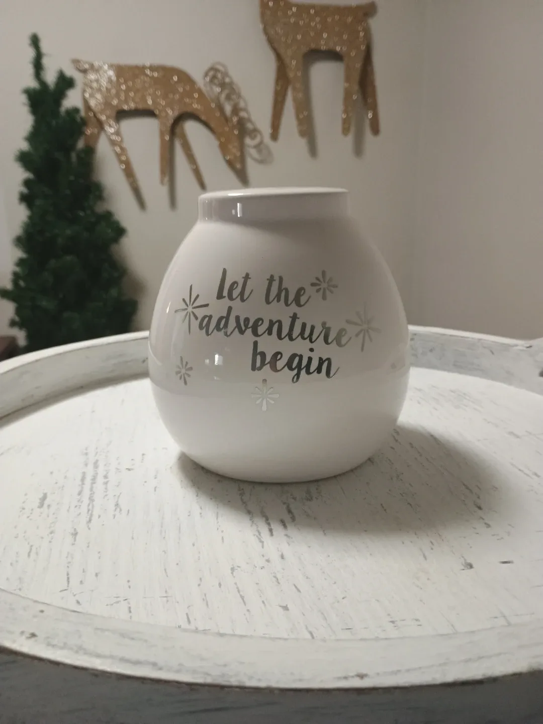 Ceramic Coin Bank - Let the Adventure Begin